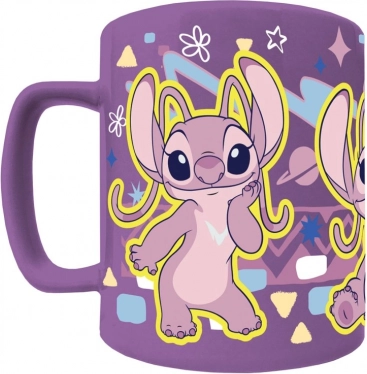 Mug Stitch avec manchon peluche amovible Angel