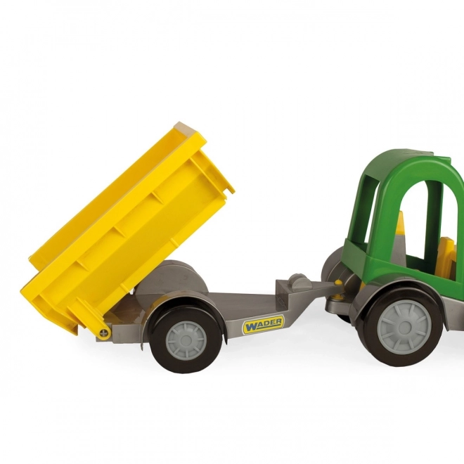 Tractor with Loader and Trailer Wader