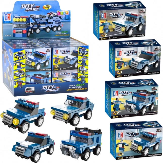 Creative Building Set City Police with Drive