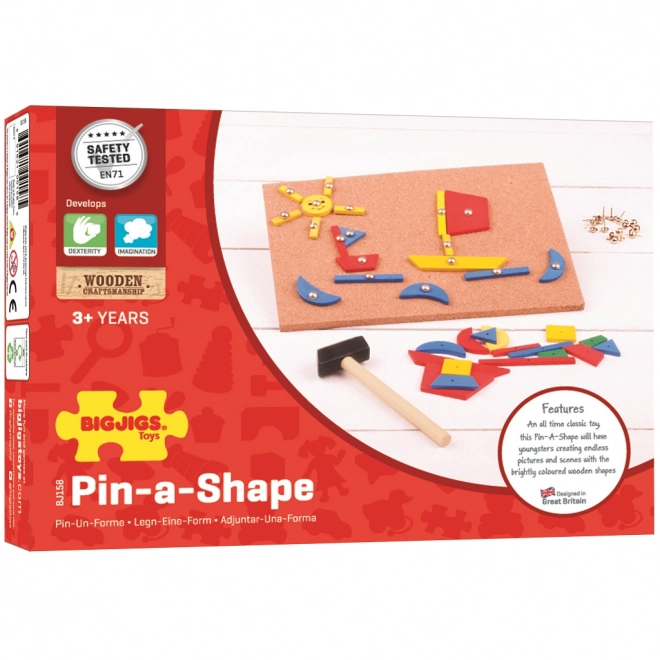Bigjigs Speelgoed Creatief Timmerbordspel