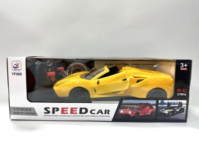 RC Sportwagen im Maßstab 1:18