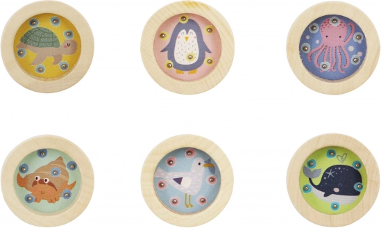 Jeu de billes amusant à motifs d’animaux