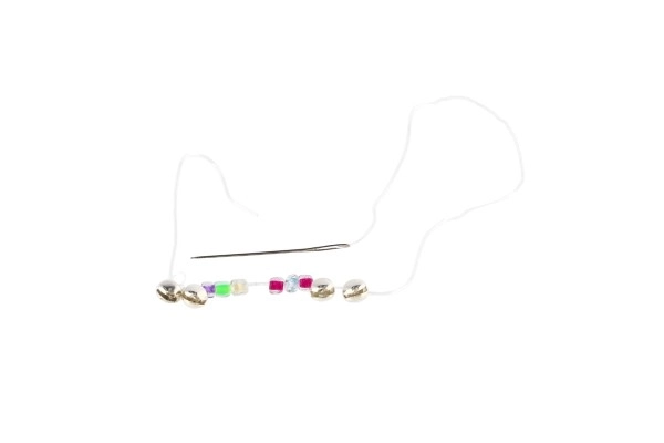 Kreatieve set met belletjes van plastic in doos 12x21x3,5cm 12 stuks in box