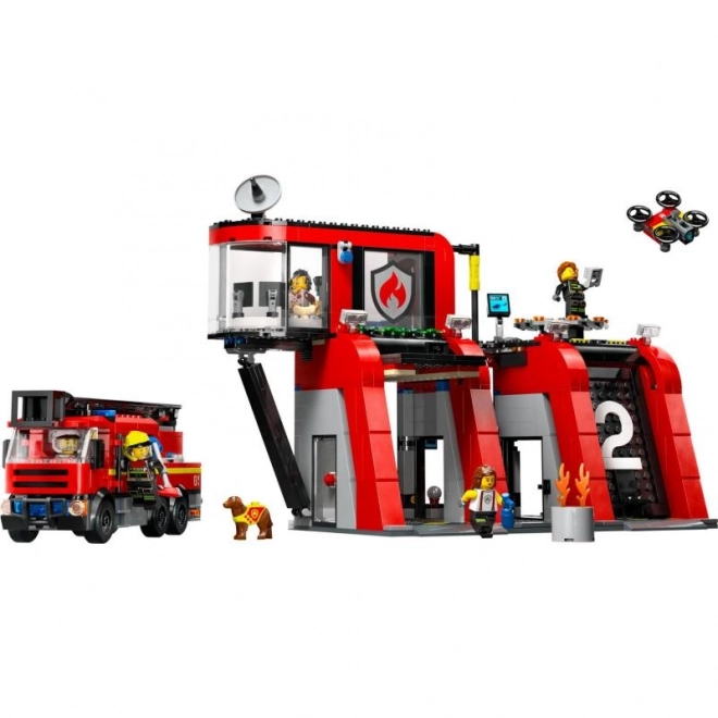 LEGO® City 60414 Station de pompiers avec camion de pompier