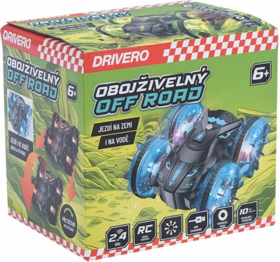 Drivero RC cascadeur tout-terrain amphibie