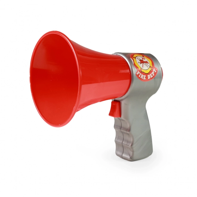 Megafoon brandweerlieden