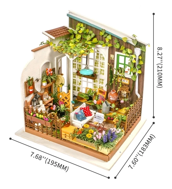 Millerova tuin - DIY miniatuurhuis