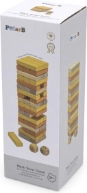 Holzturm POLARB von VIGA – Familiäres Geschicklichkeitsspiel