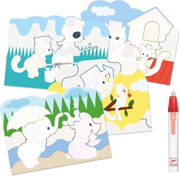 Watercolor Animal Fun