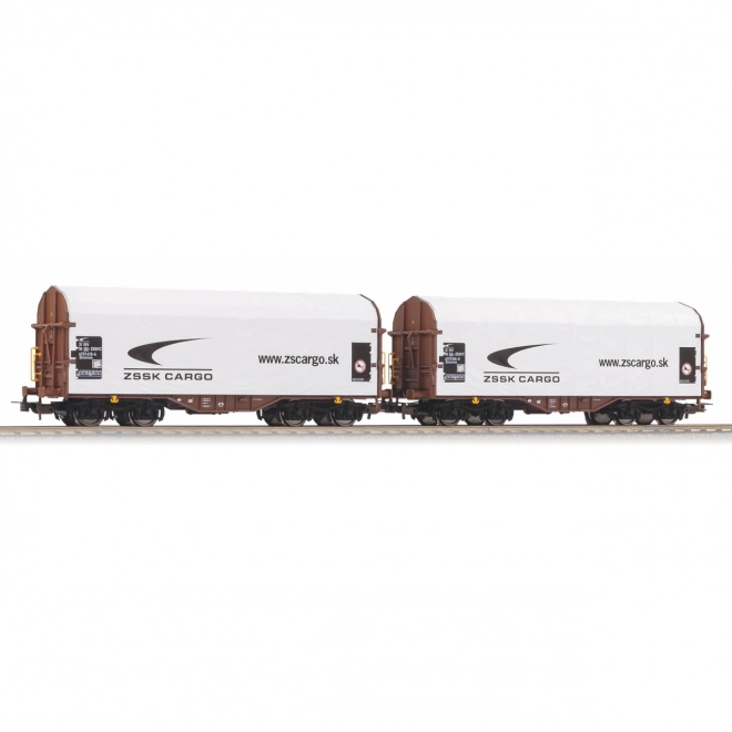 Set gesloten wagons Shimmns van de Slowaakse spoorwegen