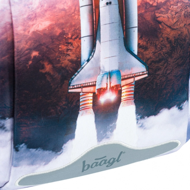 Baagl Schulset Space Shuttle: Ranzen, Federmäppchen, Beutel