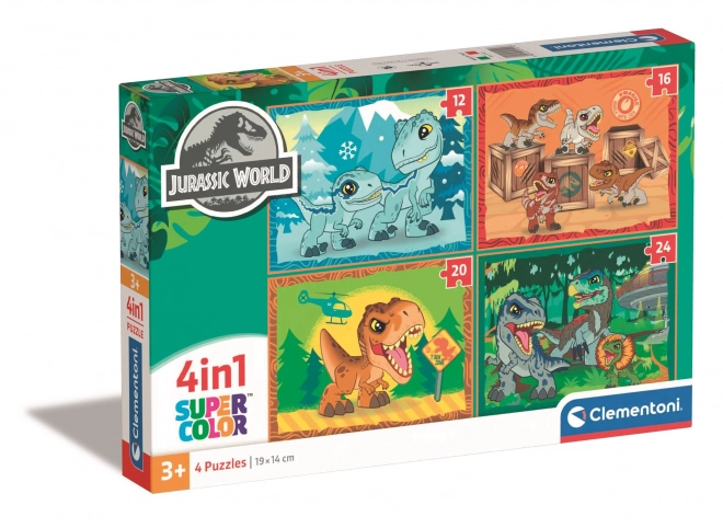 Puzzle Jurassic World 4 in 1 Clementoni