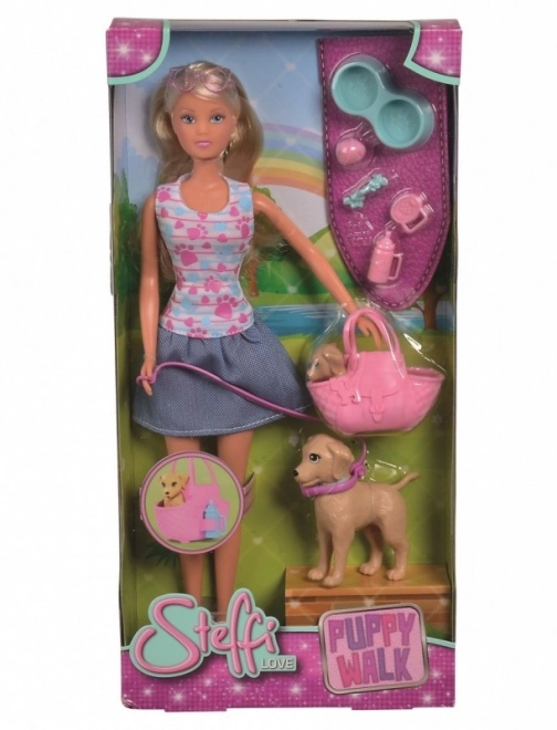 Pop Steffi met hondjes