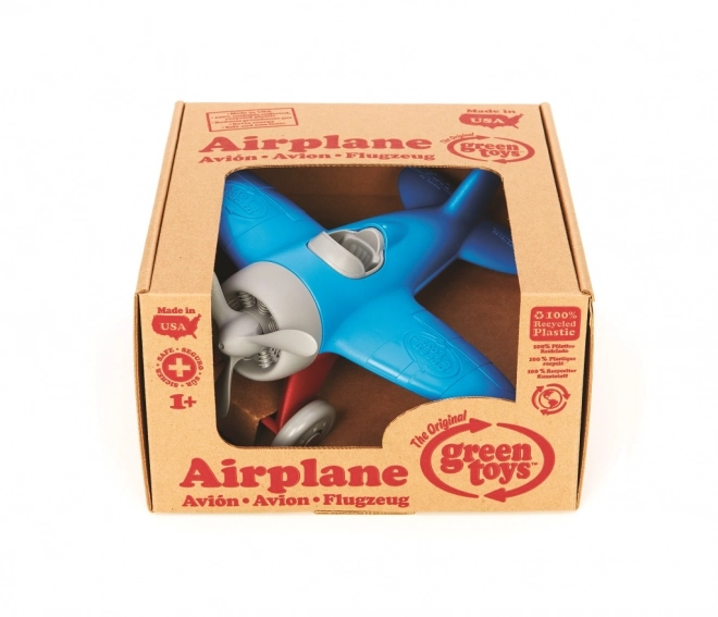 Children's Airplane Green Toys Blue