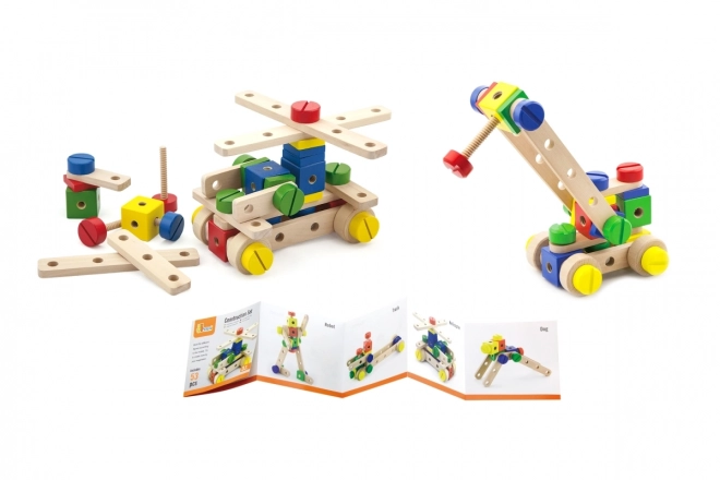 Houten constructiespeelgoed bouwer