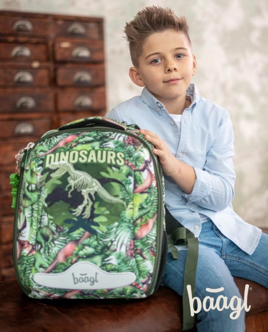 Schoolrugzak Baagl Dinosaurussen
