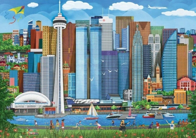 Picnic Puzzle in Toronto 1000 pieces