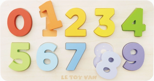 Insert Puzzle with Numbers Le Toy Van