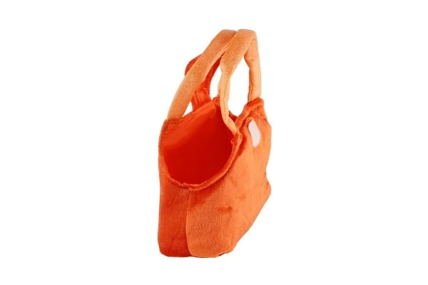 Eenhoorn in handtas - oranje 18 cm