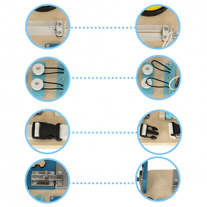 Sensorisch manipulatiebord bus Lulilo