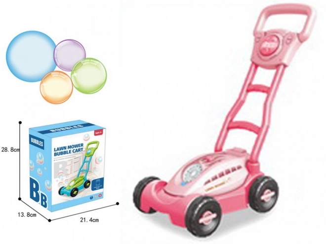 Pink Bubble Mower with Lighting
