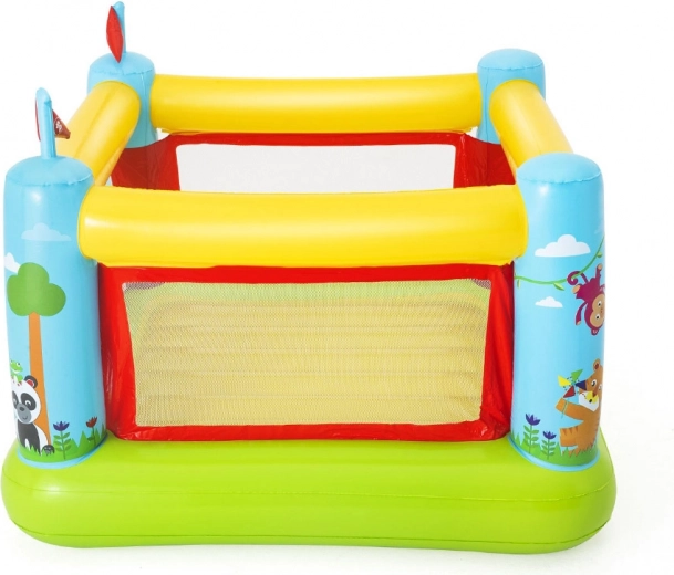 Safe mesh walls and soft padding