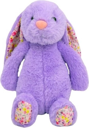 Pluchen konijntje Michaś paars 25 cm