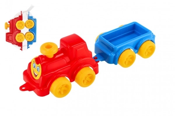 Plastic toy train with detachable car, 41 cm