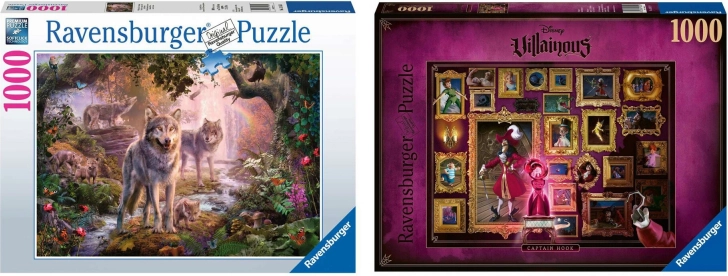 Ravensburger set of two puzzles 2×1000 pieces