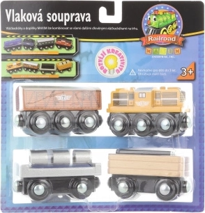 Goederentreinset met diesellocomotief