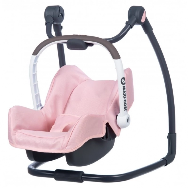 3-in-1 Autostoel en Stoeltje MC&Q voor poppen lichtroze
