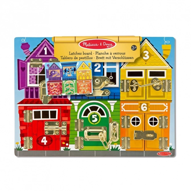 Motor Skills Lock and Security Board by Melissa & Doug