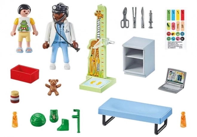 Set figuren Kinderarts met teddybeer
