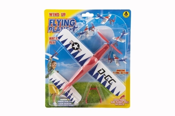 Aufziehbares Flugzeug 22 cm - tschechische Verpackung