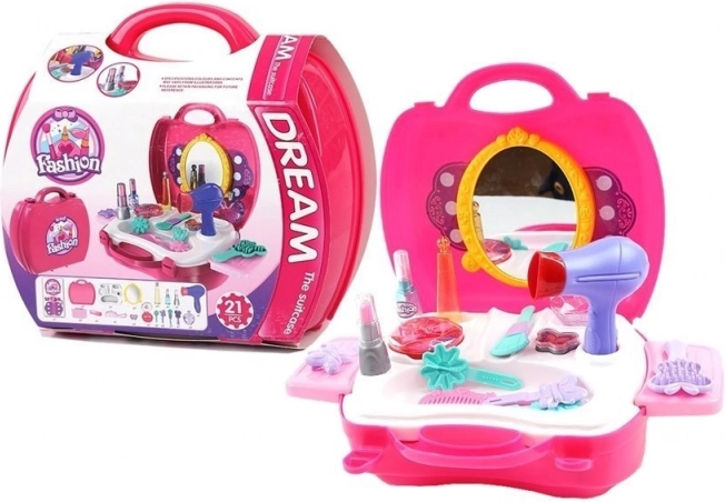 Coffret cosmétique pour enfants avec sèche-cheveux Dream