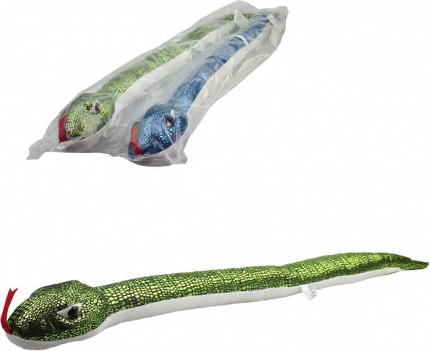 Plush Snake Green 95 cm