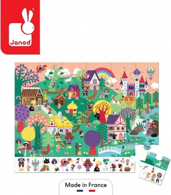 Observation Puzzle in a Suitcase Fairytales 24 Pieces 3+