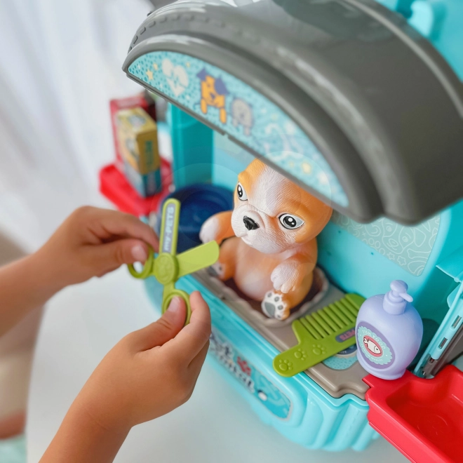 Woopie sac à dos vétérinaire avec maisonnettes et chien 3en1