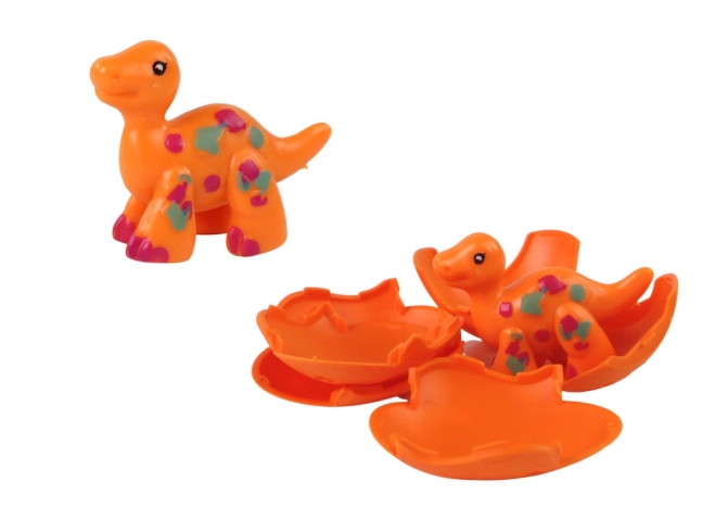 Magische knallende dinosaurus in eierschaal 4 kleuren 6 cm