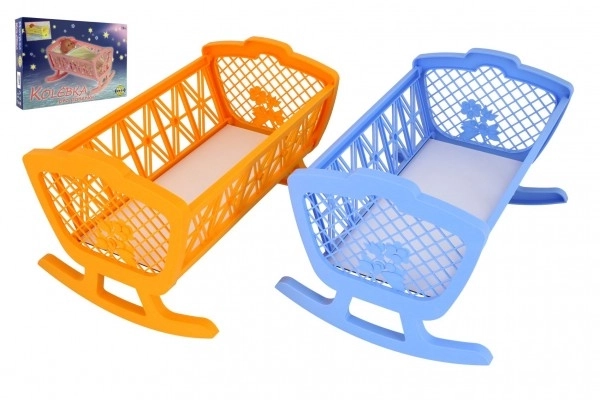 Poppenwieg zonder set plastic 47x35x30cm in doos 48x32x8cm
