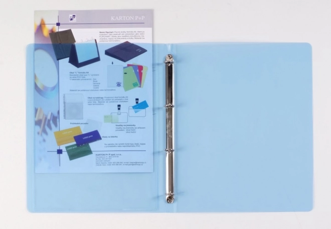 Ringbuch Opaline A4 Blau