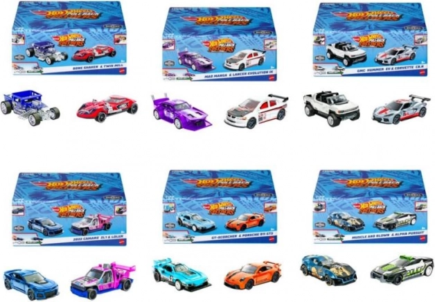 Hot Wheels pull-back auto’s 2-pack 1:43