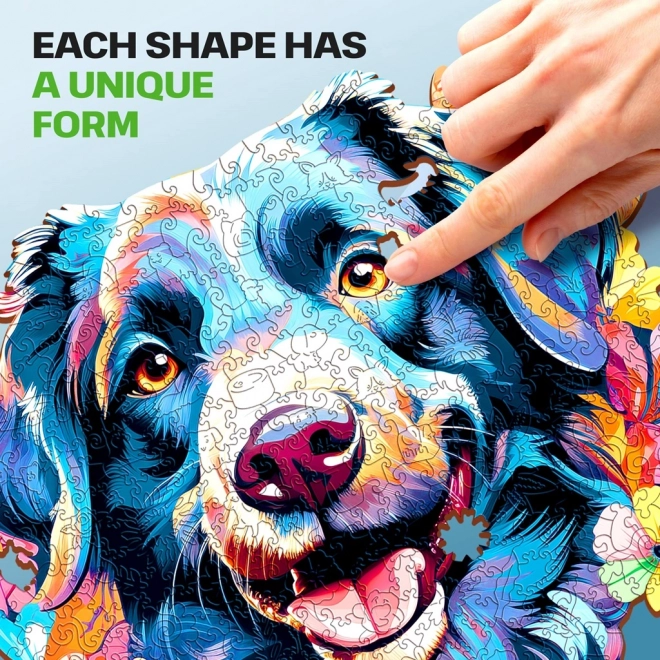 Houten puzzel Hond 500 stukjes