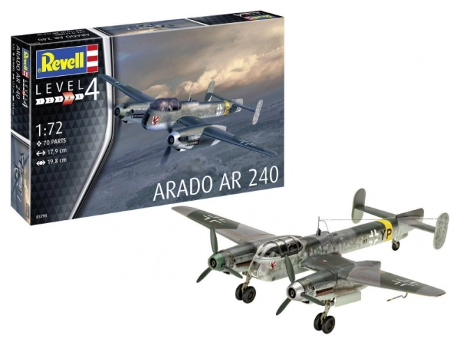 Plastic model Arado AR-240 1/72
