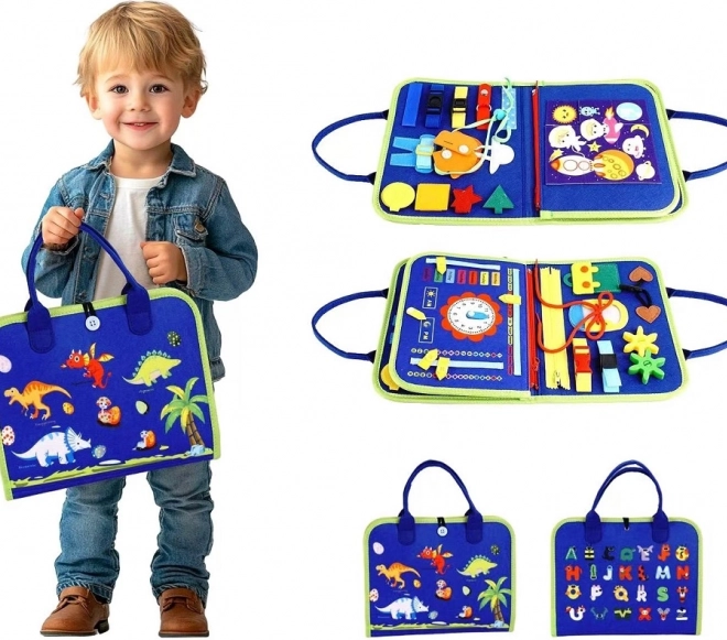 Sensory Busy Book Dinosaurs 4 – 2Kids Toys