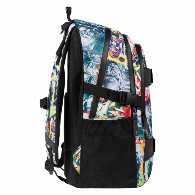 BAAGL Sac à dos scolaire Skate Batman Comics