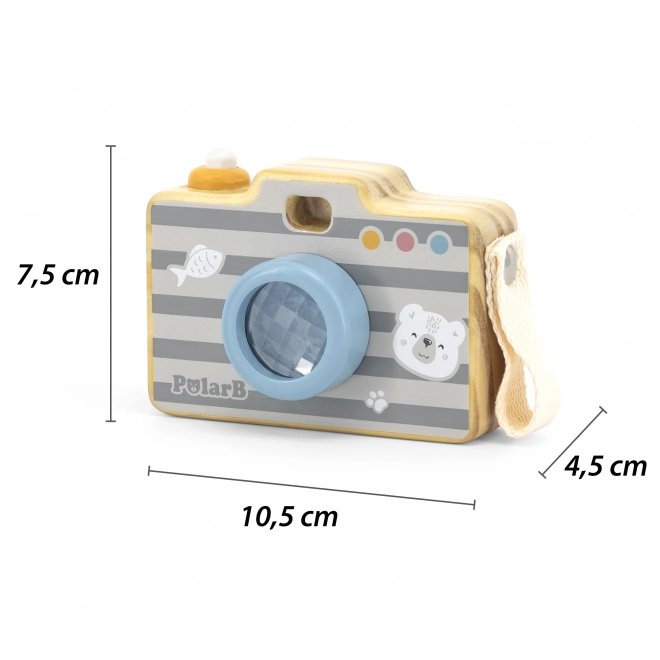 Houten camera