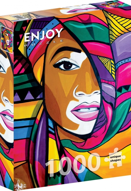 Puzzel Enjoy Afrikaanse Schone 1000 stukjes