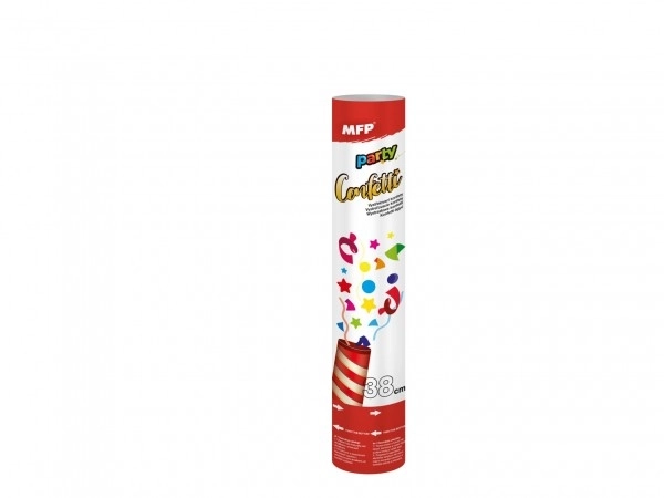 Confetti schietpapier 38cm in buis 5x38cm 12st in doos