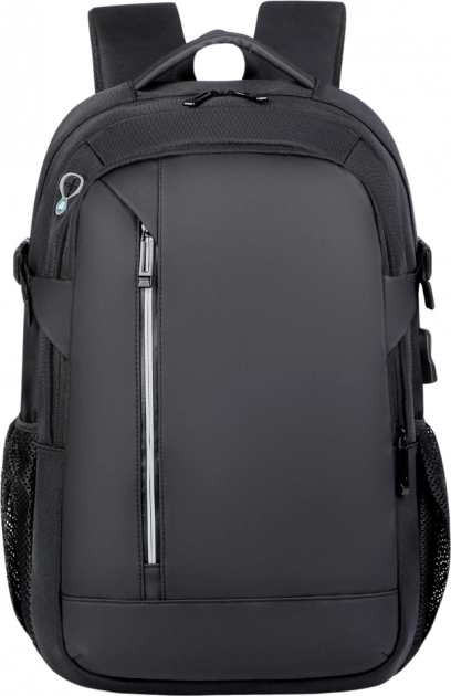 Sac à dos urbain avec USB, compartiment ordinateur portable et éléments réfléchissants 16L 45 cm